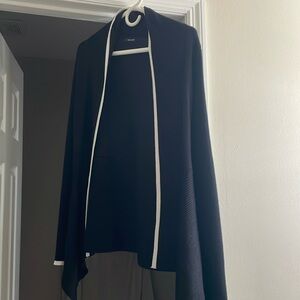 Beautiful asymmetrical open sweater cardigan